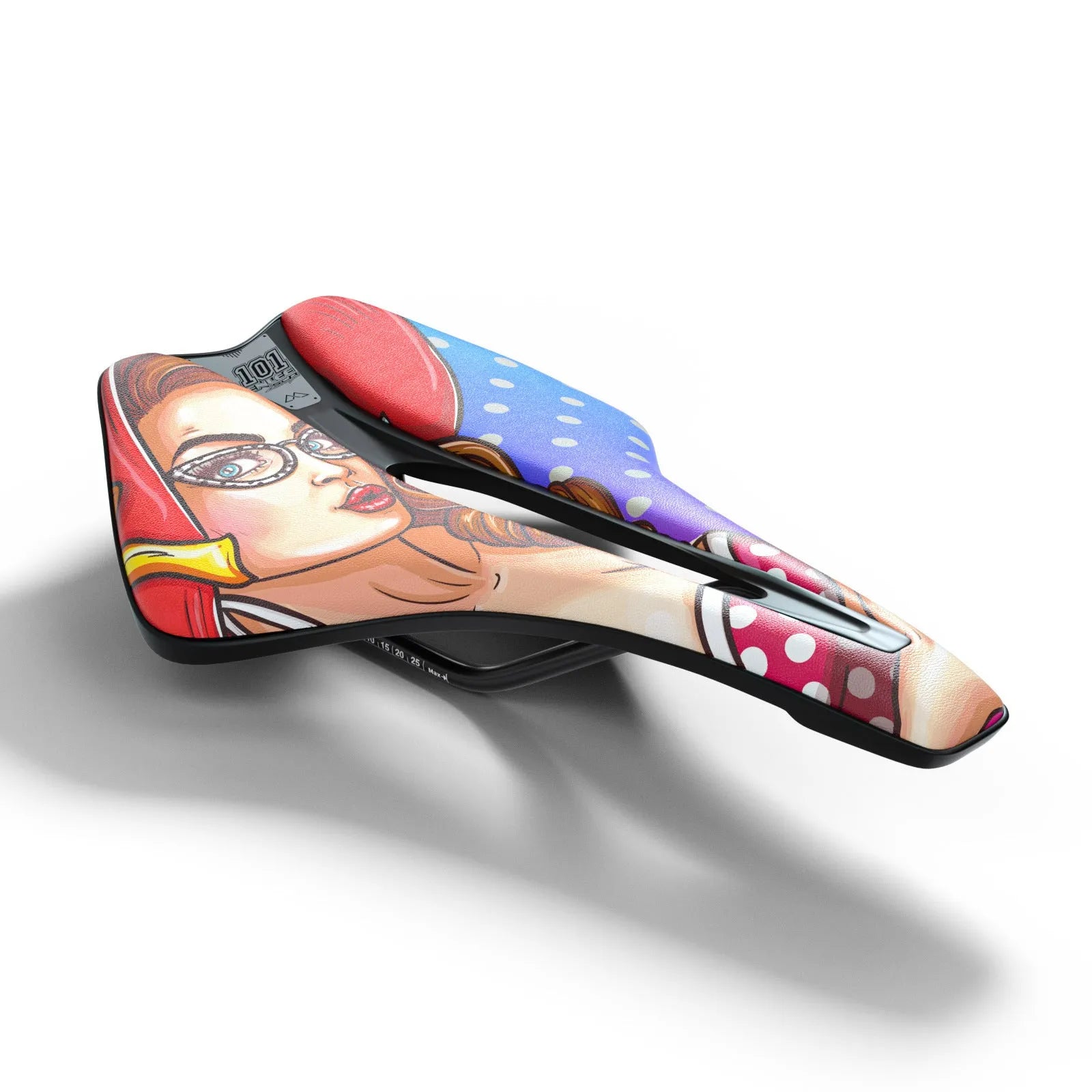 Bicycle saddle with ultra-light EVA cushion and hollow design in various colours