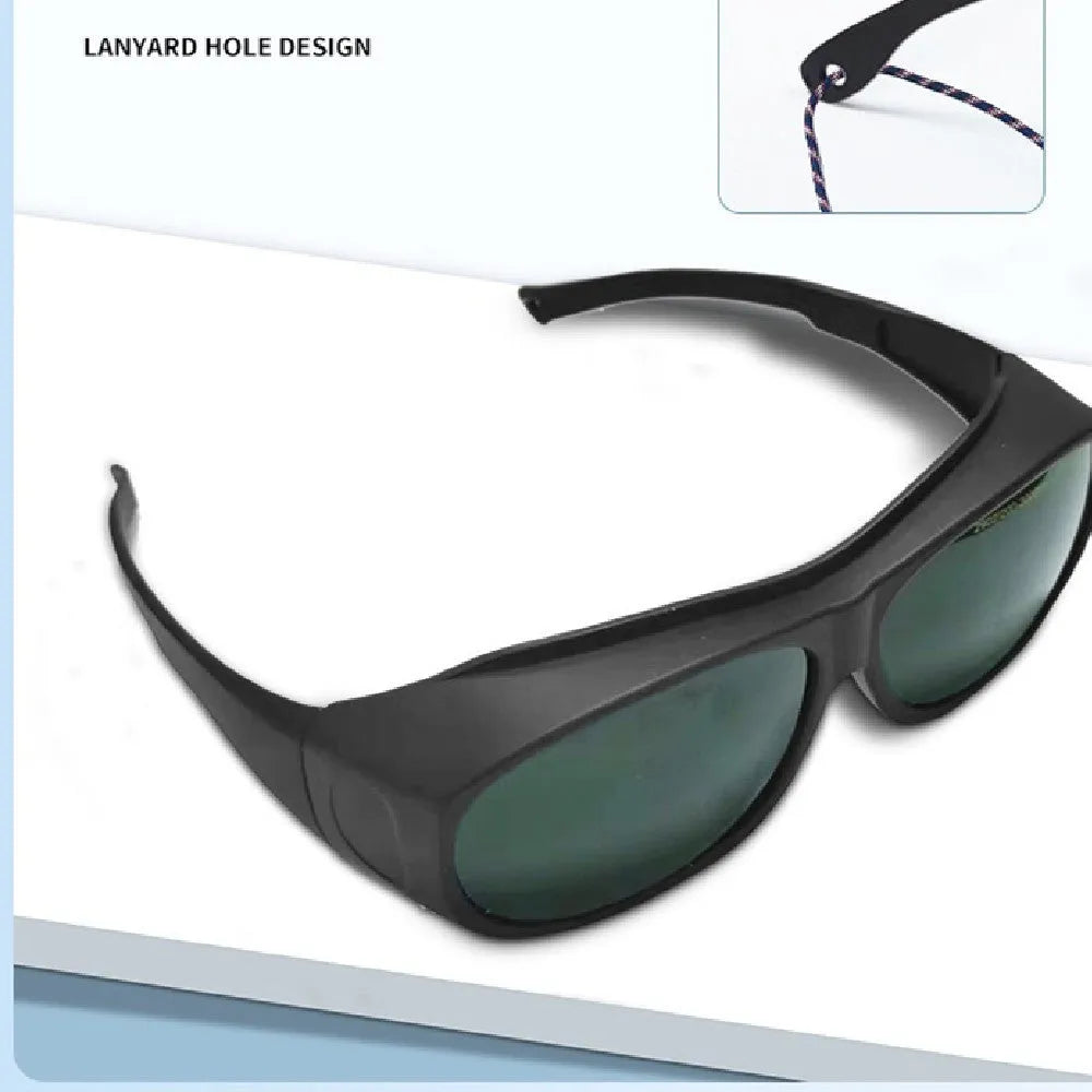 Photon skin rejuvenation laser safety goggles for 200-2000nm protection, made from polycarbonate.