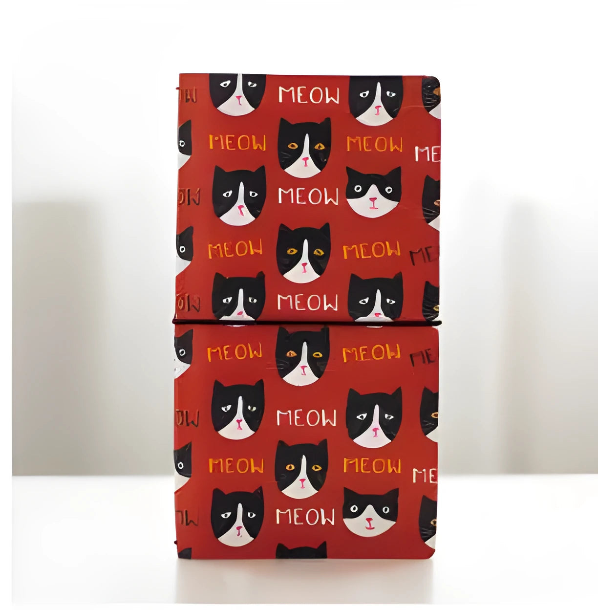 Japanese-style hand book with Korean cartoon animal motif cover in deer design