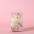 Princess crown headdress for cats on a beige or pink cotton polyester veil