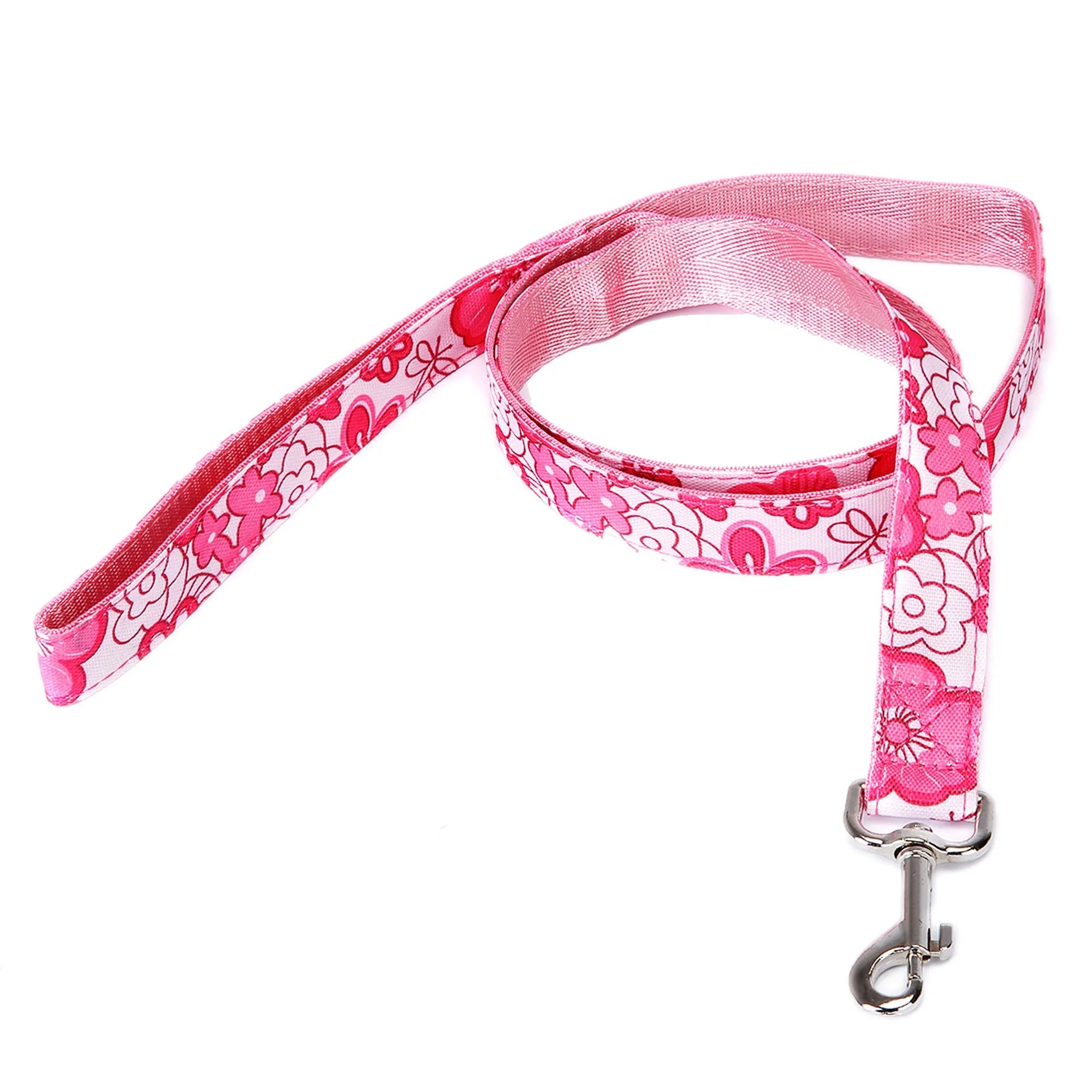 Black Christmas pet traction rope with plaid stripe pattern hand strap measuring 120cm