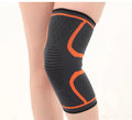 Double-corrugated non-slip stretch sports kneecaps in various colours for basketball and running