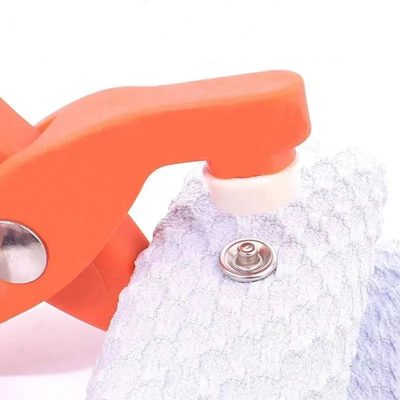 Stainless steel five claw suit buttons with pliers tool for no-sew clothing repair
