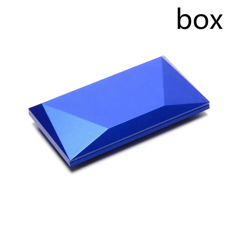 Red heart-shaped rotating plastic ring box for jewellery presentation