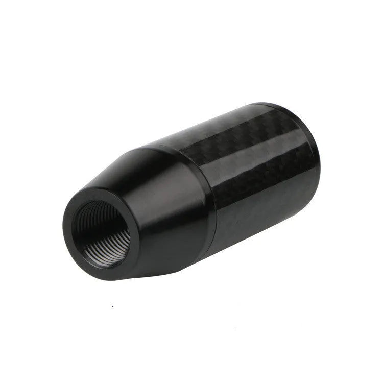 Black manual universal gear stick with detachable shifter wave stick lever and three threaded fittings