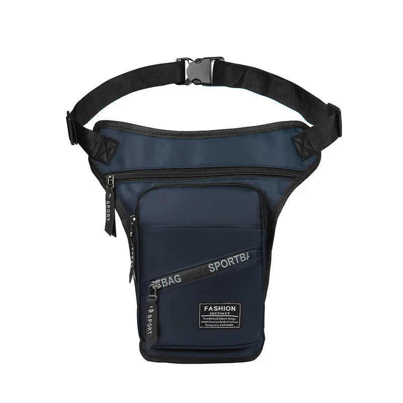 Men's waterproof nylon cycling leg bag in multiple colours for sports and outdoor use