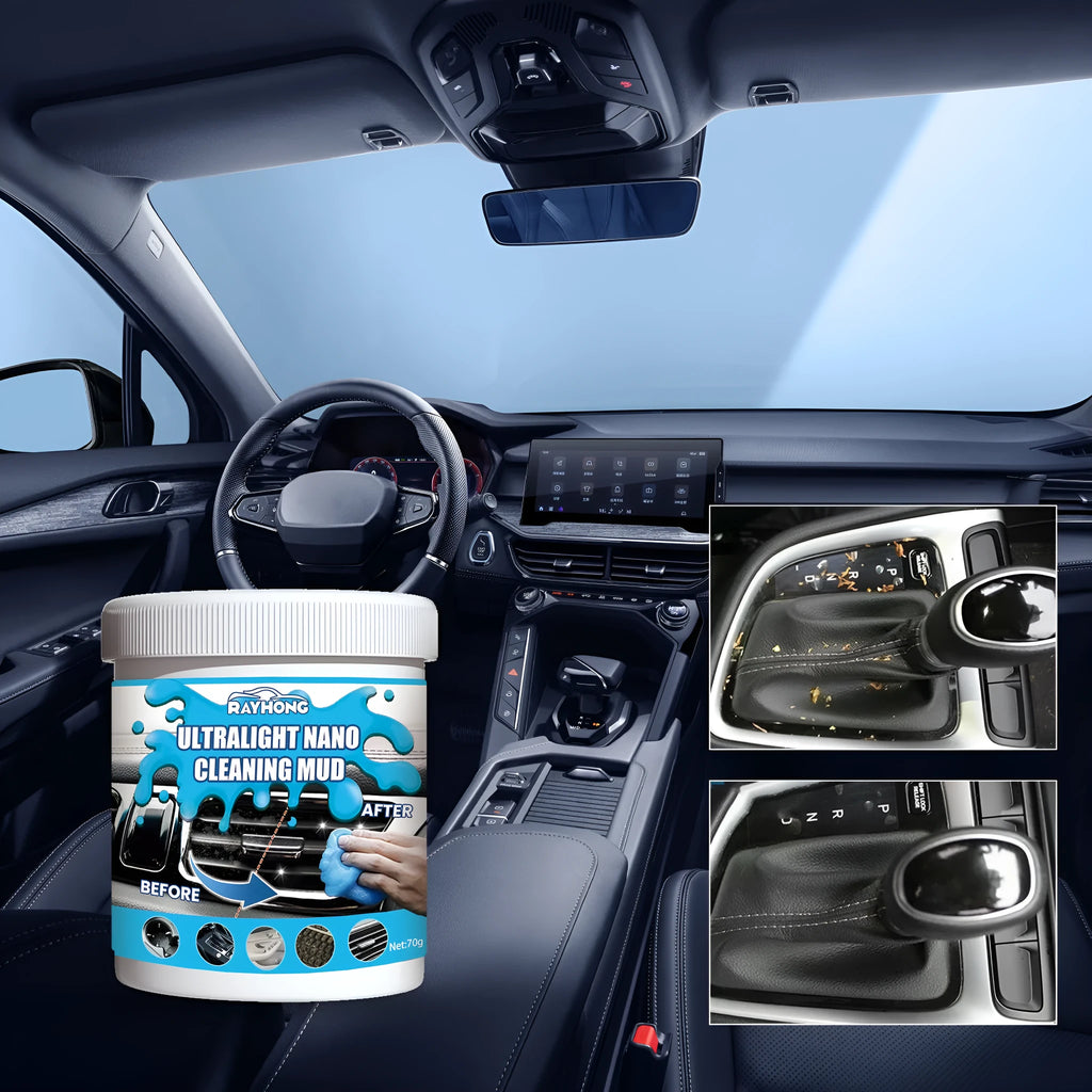 6.2x5.7cm car cleaning soft gel adhesive tool for interior gap dust and pet hair removal