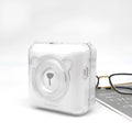 Crystal protective case for Eric Bear A6 thermal printer, PC material, simple colour design, placed on printer