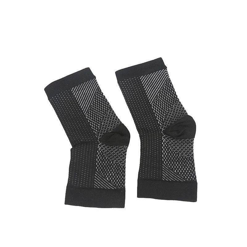 Short tube sports compression socks in black, white, skin colour, and copper for basketball.