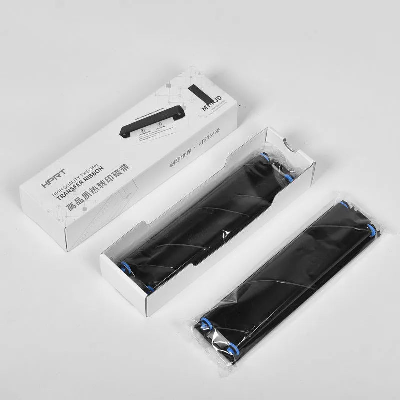 Wireless Bluetooth A4 thermal printer in black plastic casing with USB Type-C port