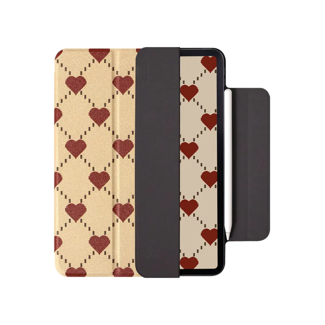 Double-sided magnetic suction flat plate protective case for iPad Air 5 and Air 4 tablets.