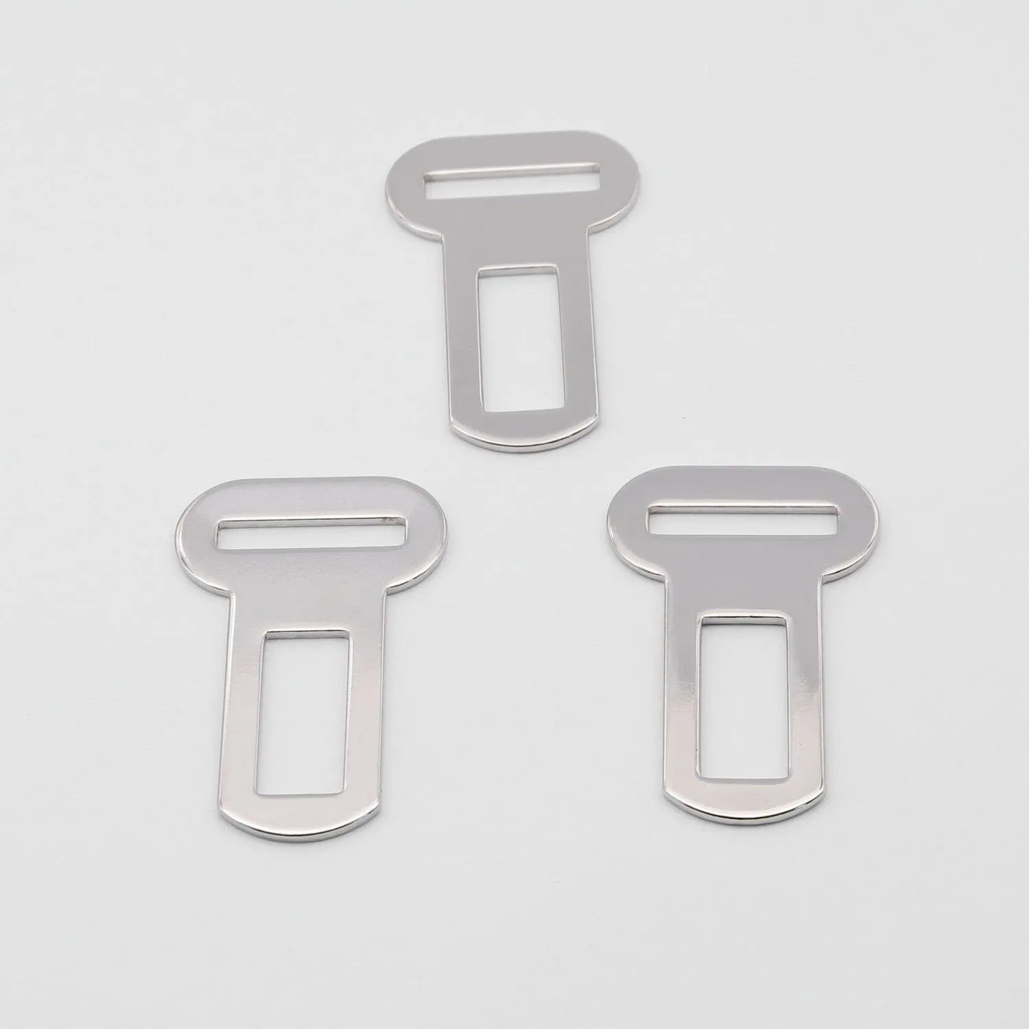 26mm silver metal pet safety belt buckle for dog leash and car restraint