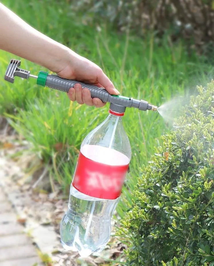Universal beverage bottle watering sprayer nozzle with 30cm tube for household plants