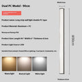 Modern simplicity outdoor wall lamp for villa courtyard entrance with 30cm length and 10W warm light option