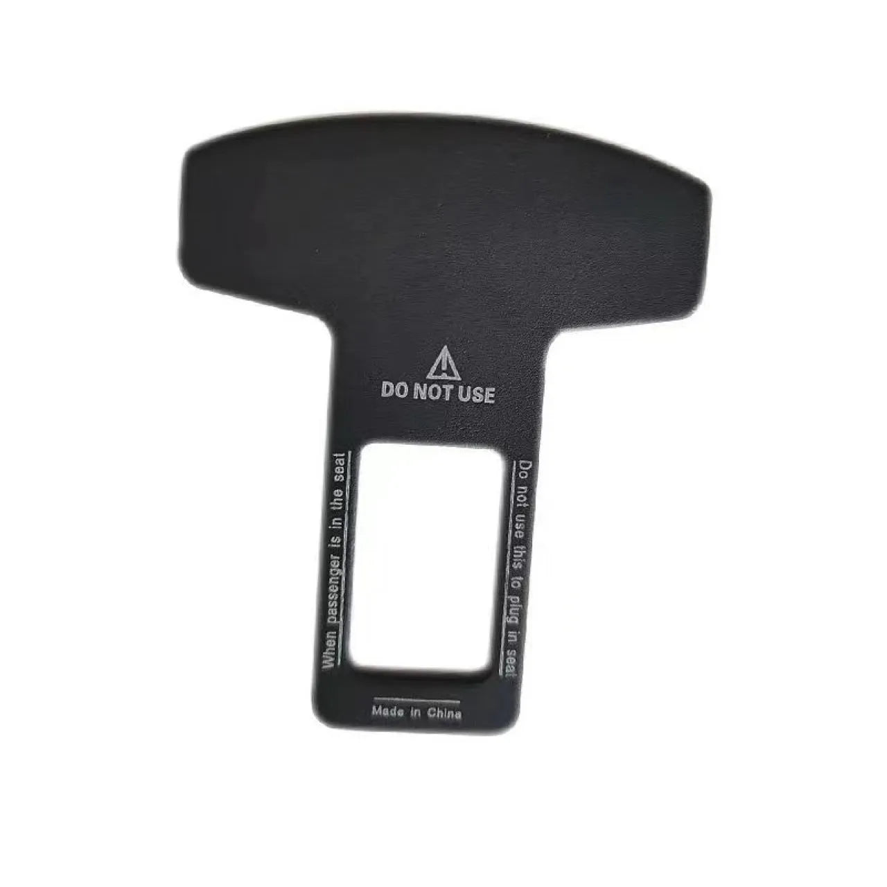 Aluminium alloy bottle opener keychain with lock tongue buckle pick head in frosted carbon fibre colour.