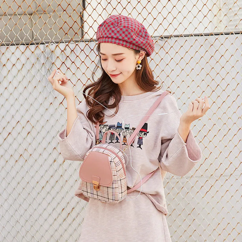 PU leather one shoulder diagonal phone bag in multiple colour options