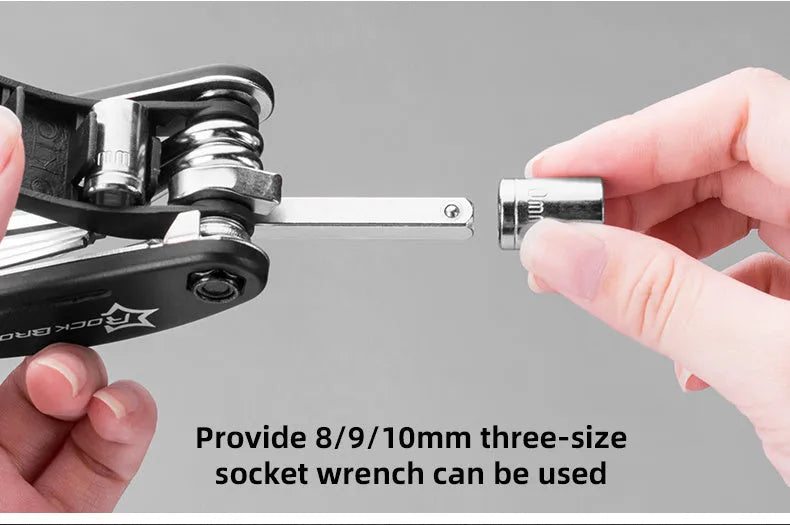Bicycle tyre repair kit in Portable style placed on upper frame tube of a bicycle
