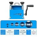 SD-017 manual wire stripping machine tool shown, compact for portable use.
