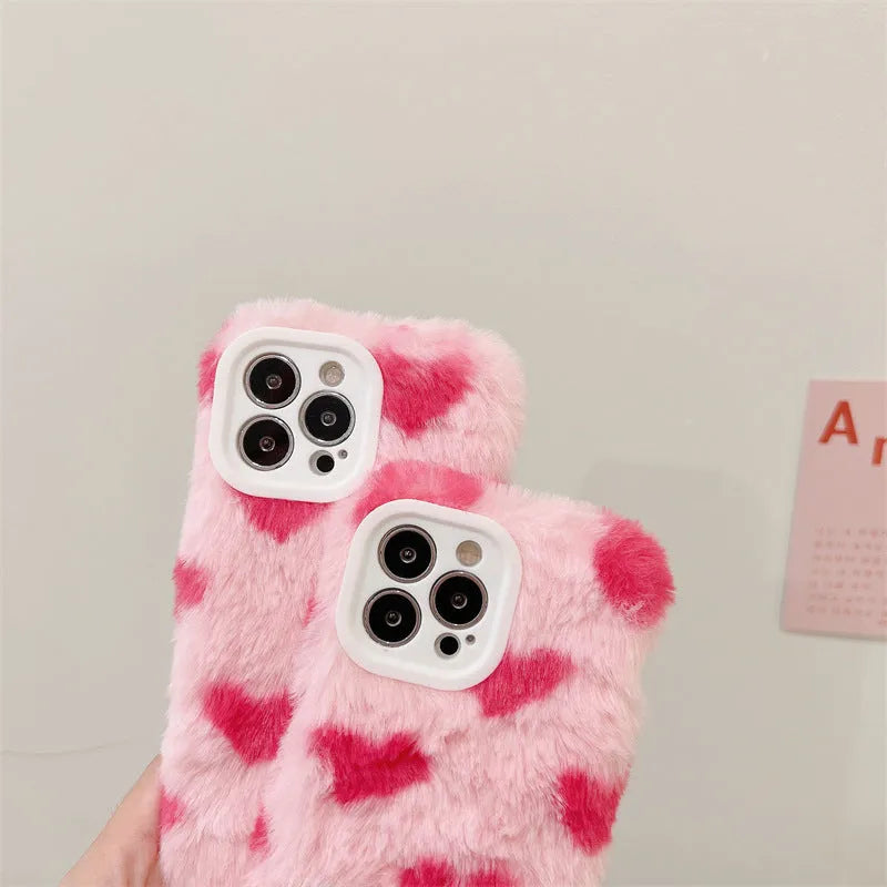 Pink cartoon design silicone back cover case for Apple iPhone