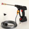 Cordless 21V lithium battery portable car washer in ABS, with water gun and charger set