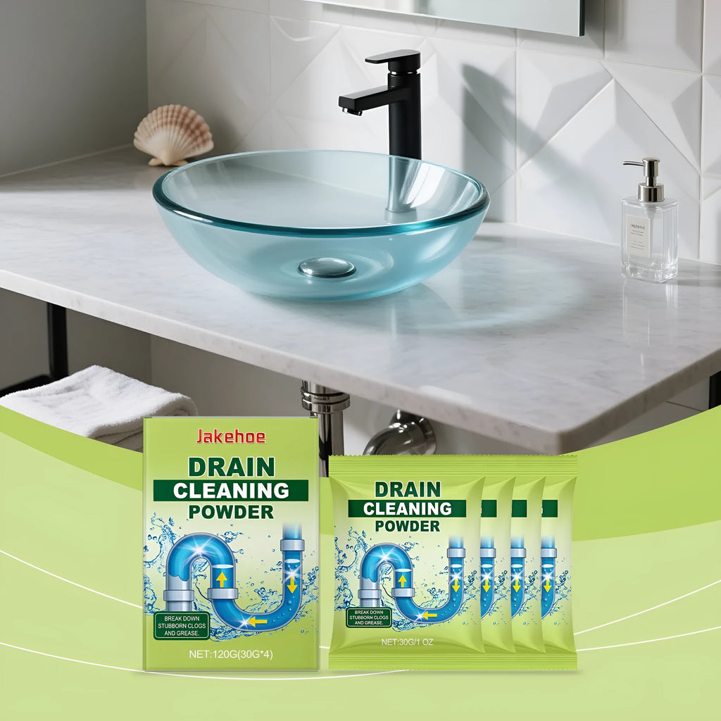 120g drain cleaning powder chemical unblocker for sinks and basins