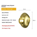 Modern creative lava wall lamp in Nordic style acrylic shade 30CM by 18CM gold finish warm light