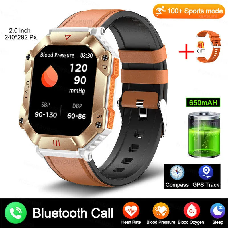 Android GPS smart watch for women with titanium alloy case and multiple strap colour options