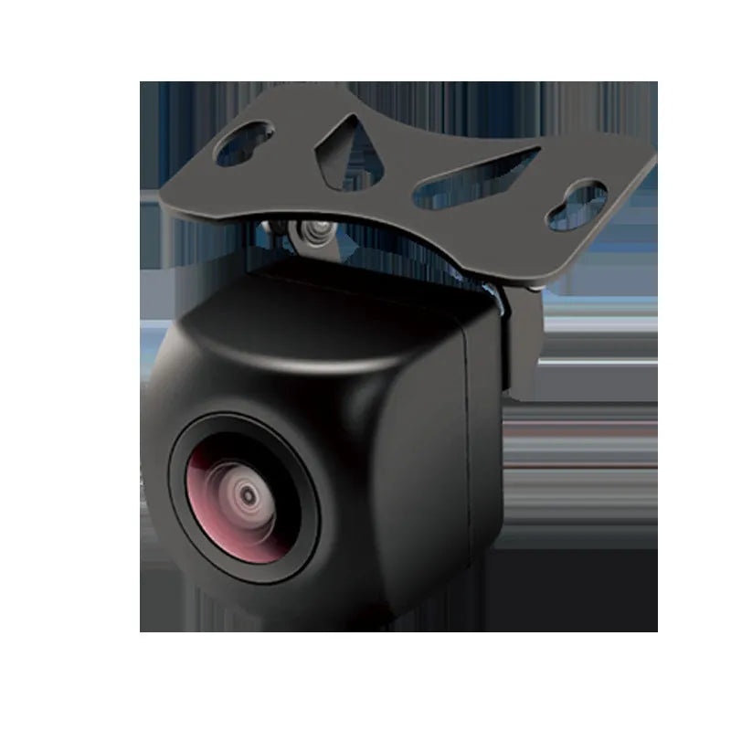 Black car non-light night vision fisheye camera with 170-degree angle and video cable