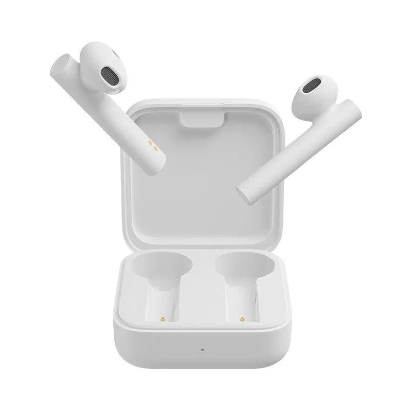 White Bluetooth headset Air2SE wireless earbuds in charging box with Type-C port