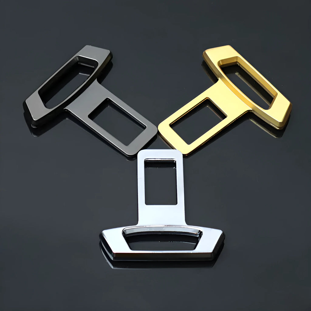 Aluminium car interior silencer insert for door panels and dashboard trimming in matte black, gold, or silver finish