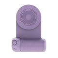 Magnetic phone camera bracket with ergonomic handle and rotatable design for stable smartphone photography