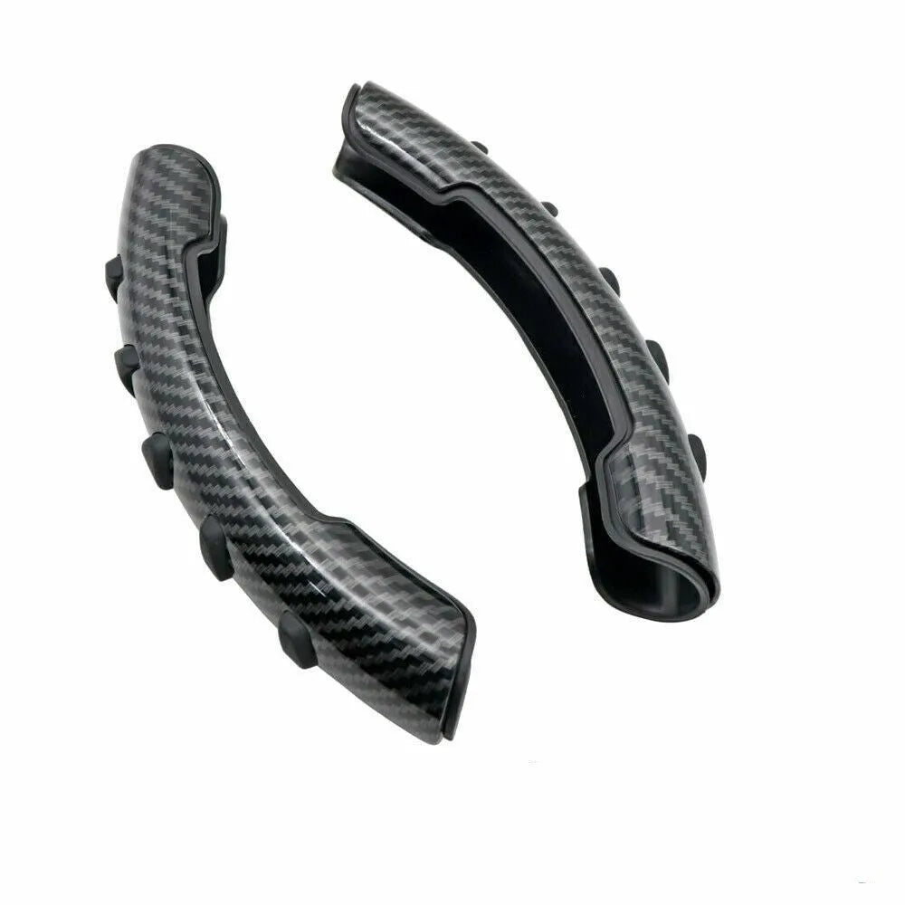 Carbon fibre black fibre anti-skid sleeve for a 38cm steering wheel.