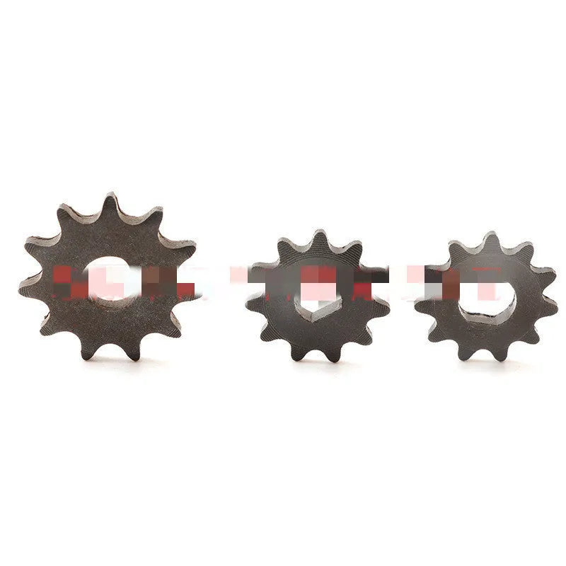 11-tooth cast iron motorcycle gear for 25hT8F chain reduction system