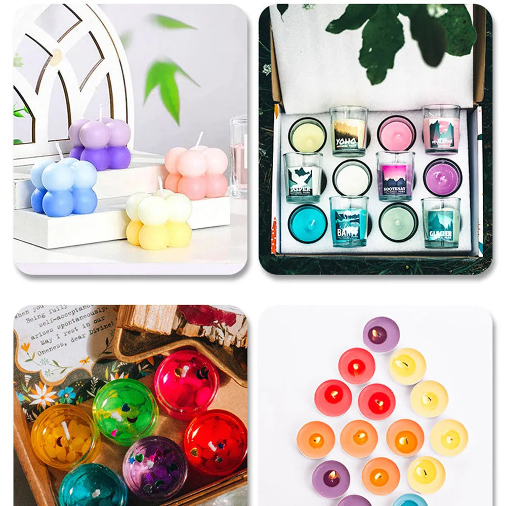 30 colour candle dye pigment concentrate in 10ml bottles for DIY candle and soap making