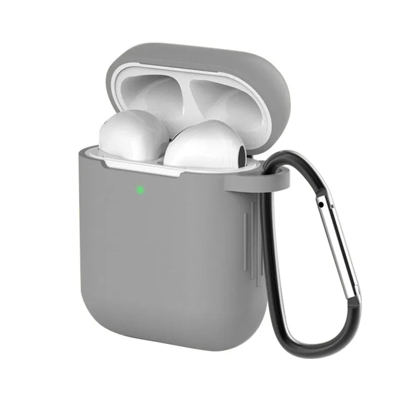 Silicone protective cover for Apple AirPods 1st and 2nd generation in various colours