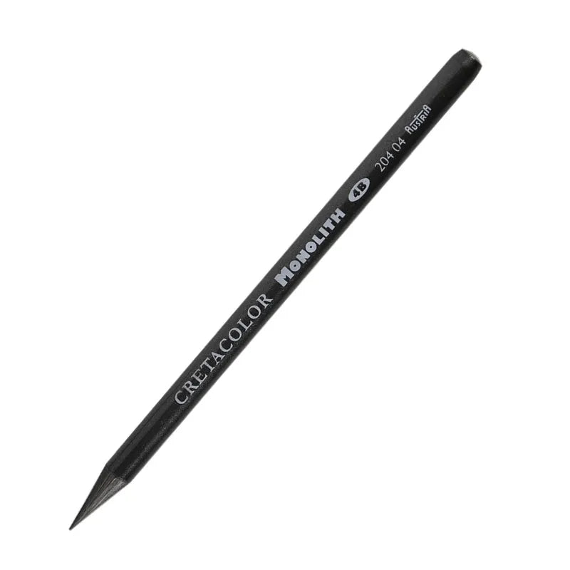 Wood-free graphite sketch pencil with full graphite core, 146mm length drawing tool