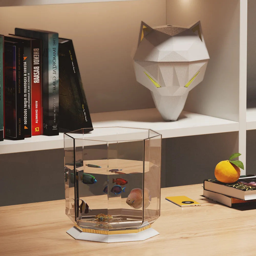 War Wolf Air desktop ultrasonic humidifier with colourful LED lights and USB cable.