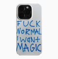 Retro composition trend art design on a hard-shell iPhone case with large cutouts for buttons and camera.