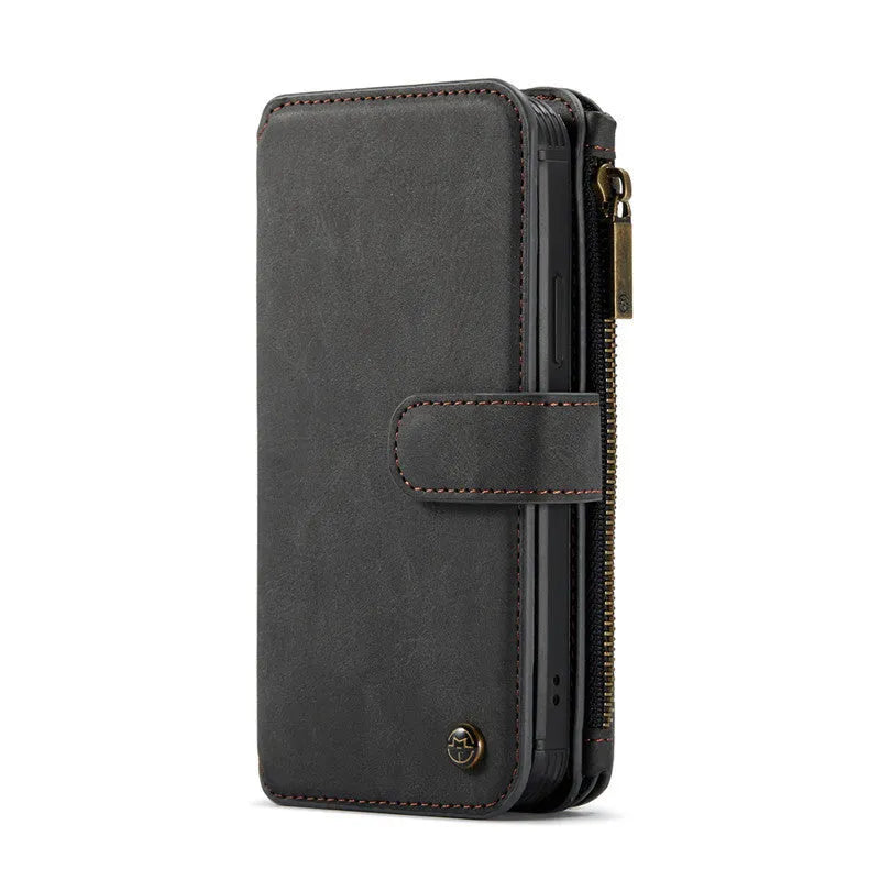 Mobile phone split flip case in imitation leather compatible with iPhone models
