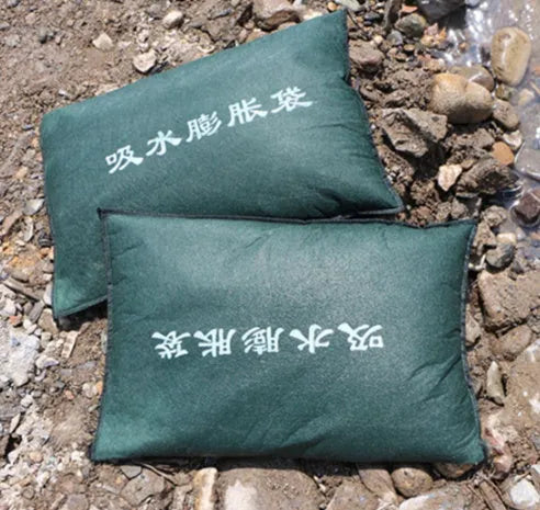 Thickened canvas water absorption expansion bag for flood control in 30x70 size