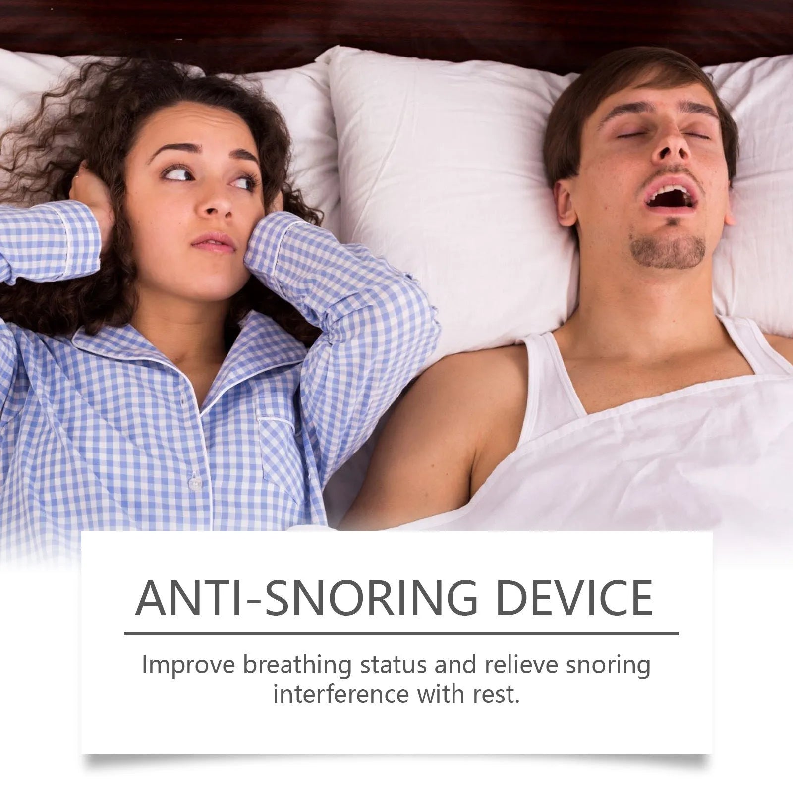 Gentle Care anti-snoring nasal device for night-time snore reduction