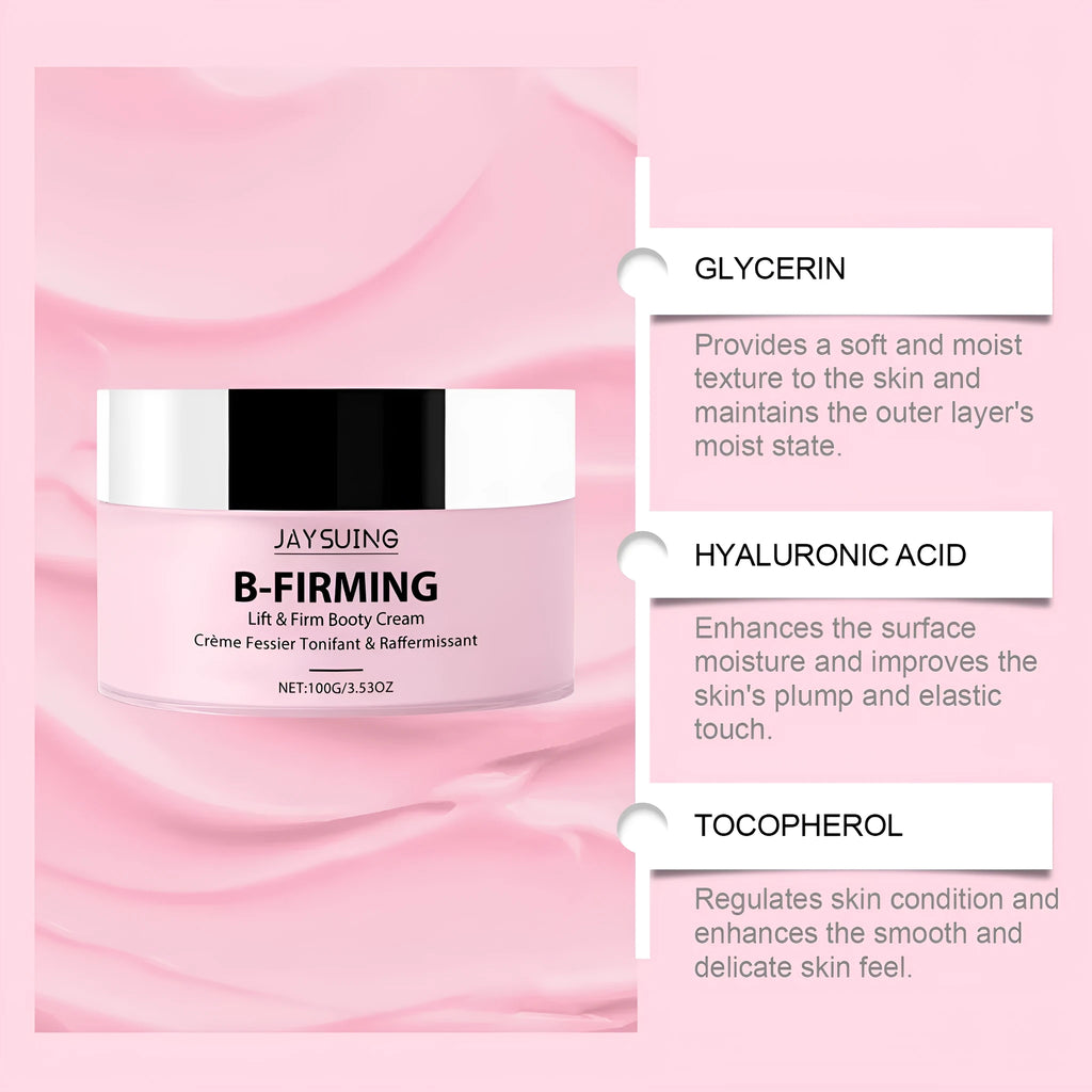 100g jar of plump hip skin lines moisturising neck cream with hyaluronic acid