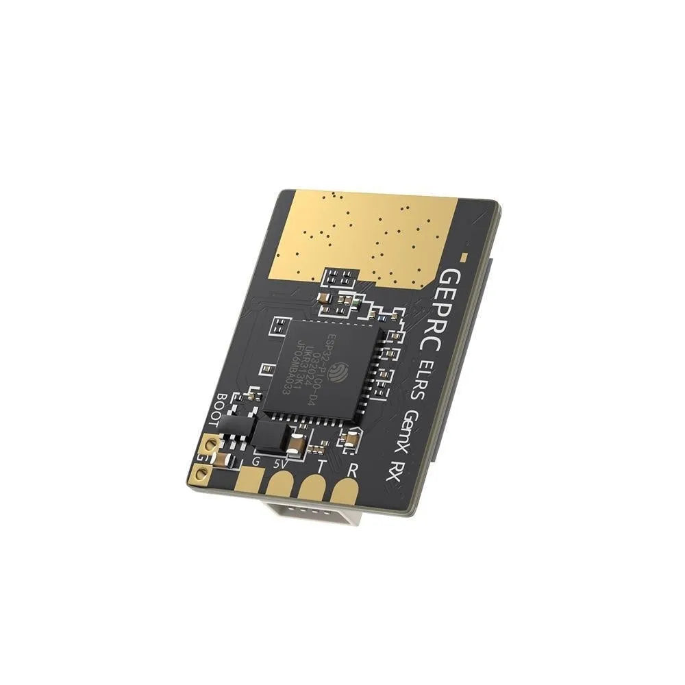 FPV dual-frequency ELRS receiver base station with T-shaped antennas and installation accessories.