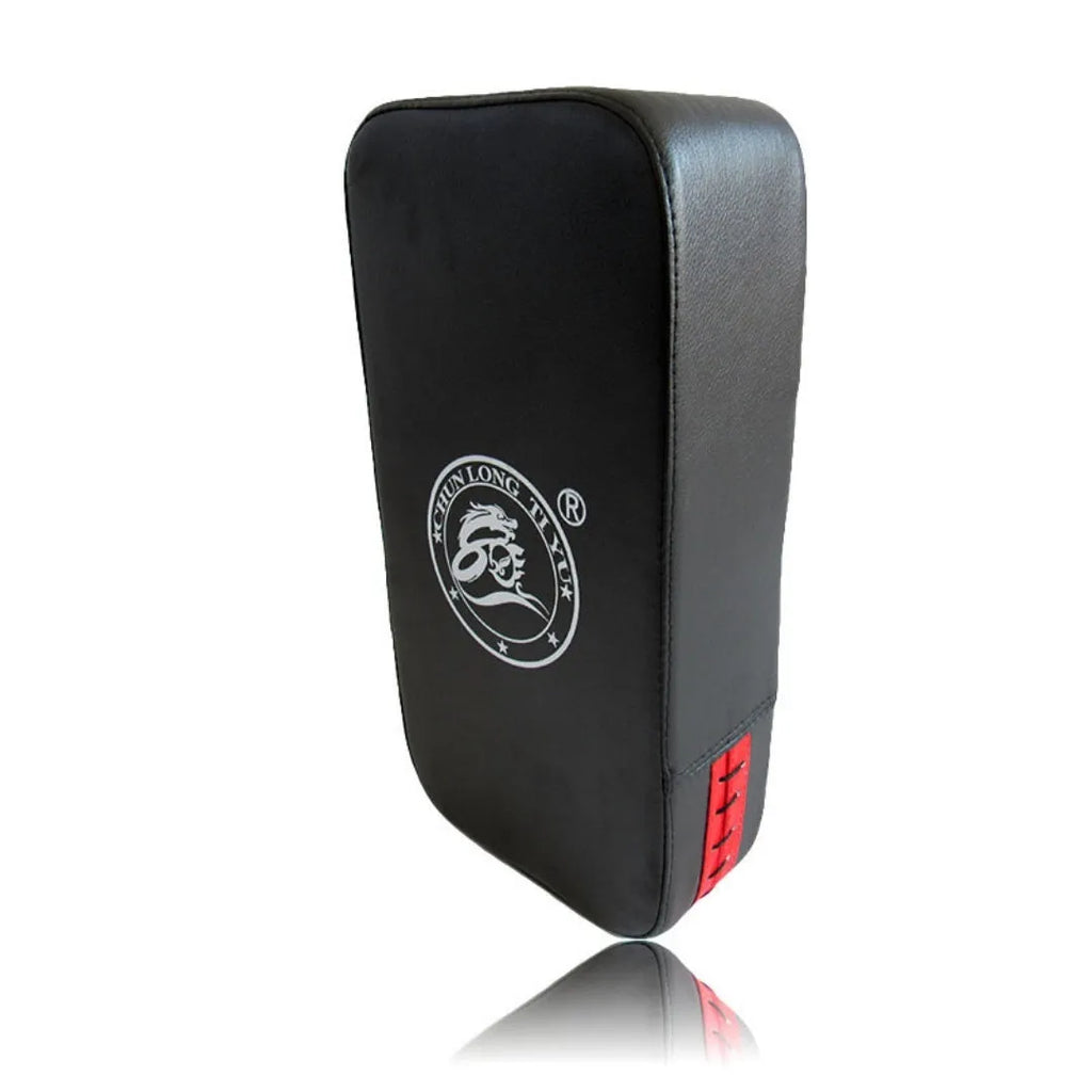 Red square PU leather taekwondo foot target pad for kicking practice