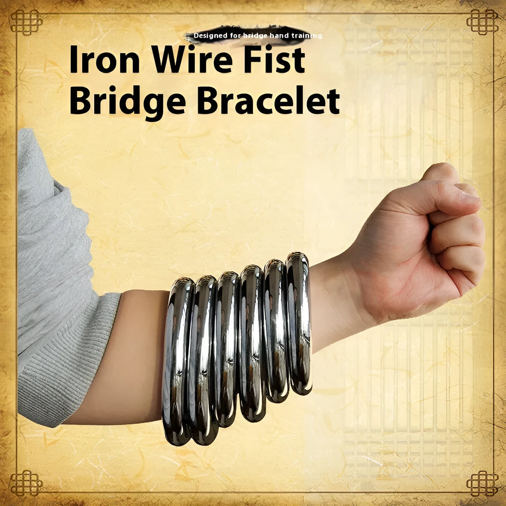 Iron Arm Skill Wing Chun carbon steel training ring in three sizes for martial arts strength exercises