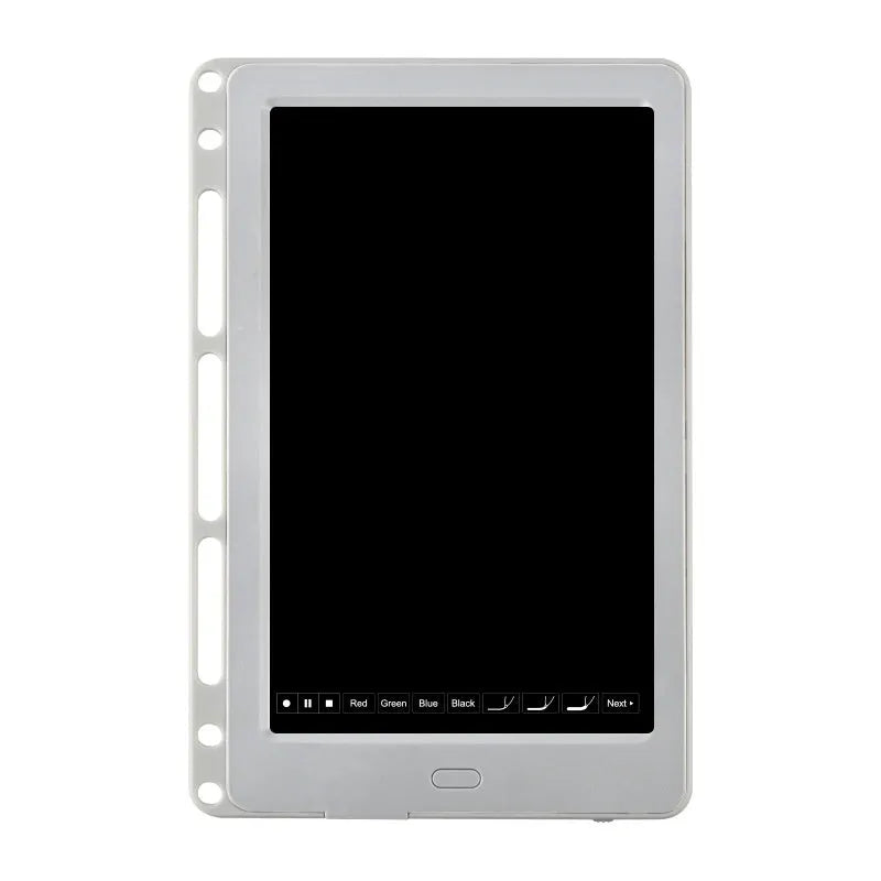 85-inch electronic writing pad with stitching appearance design, smart pen, and accessories