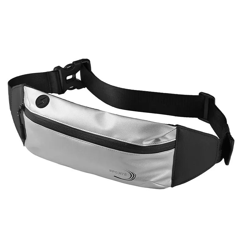 Men's waterproof waist bag in Oxford polyester with 45cm storage compartment