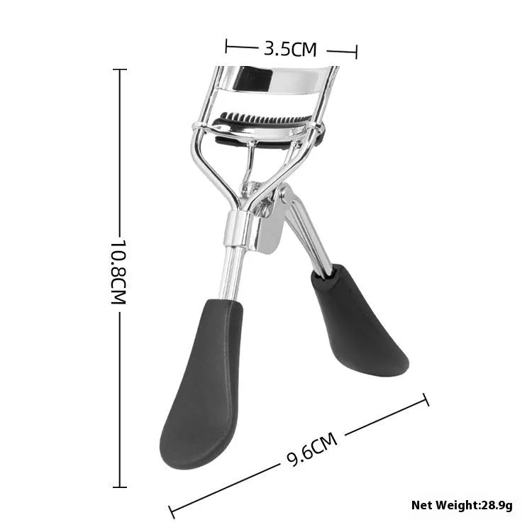A4 with comb eyelash curler in black ribbon comb colour made from carbon steel and ABS