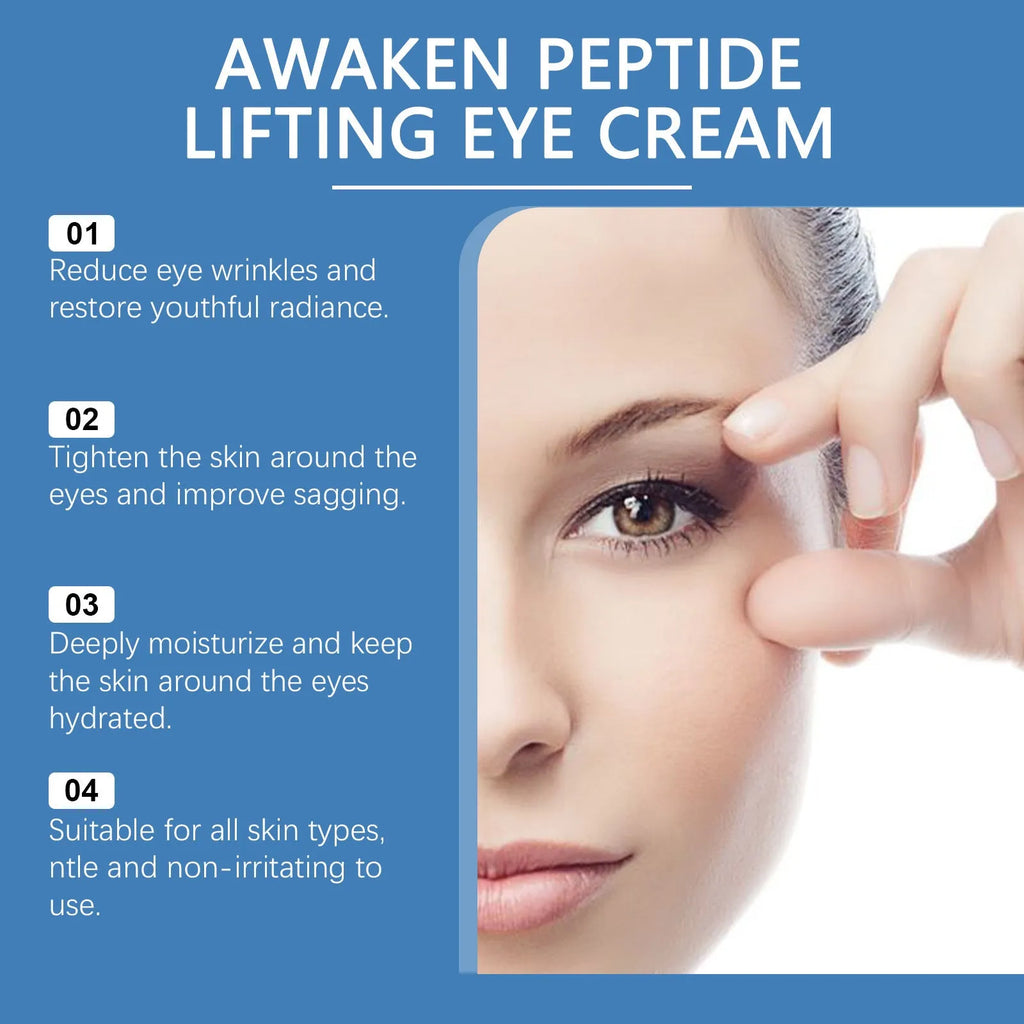 Viareline collagen firming eye cream 15g container with tripeptide extract