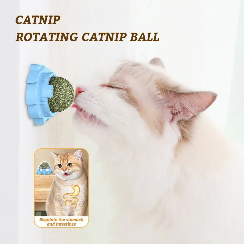 Lion-shaped cat toy with molar design in blue, orange or pink colours